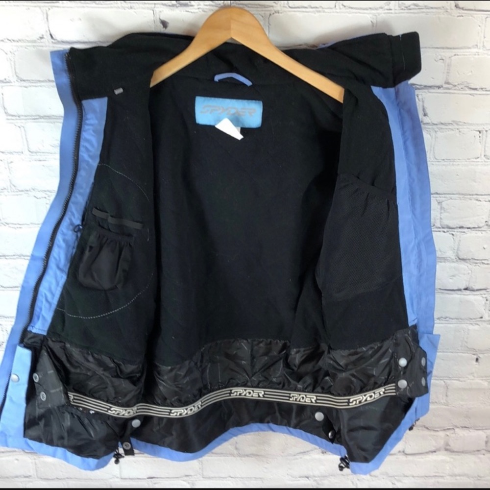 Spyder Dermizax 20,000 mm Insulated Blue Jacket Large - Picture 3 of 8